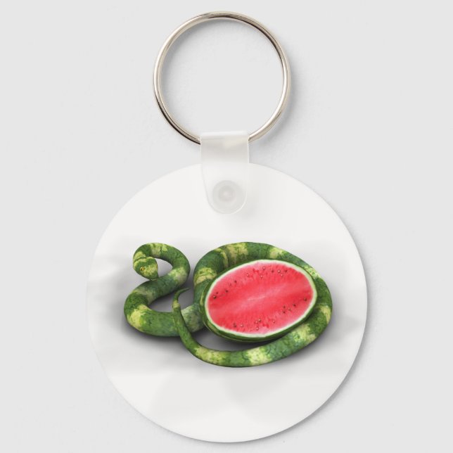 Llavero Serpiente de sandía verde (Anverso)