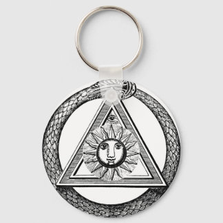 Llavero Serpiente Triangle Freemason