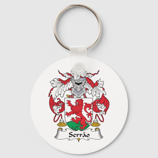 Llavero Serrao Family Crest (Anverso)
