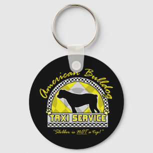 Llavero Servicio americano del taxi del bulldog