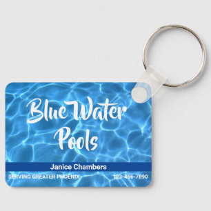 Llavero Servicio de limpieza de piscinas Aqua Blue