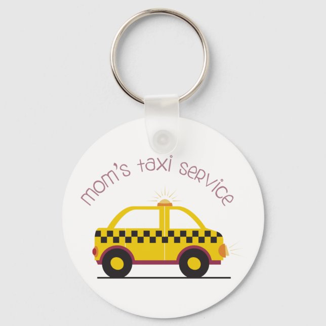 Llavero Servicio de Taxi para Mamis (Anverso)