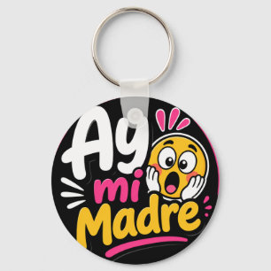 Llavero SERVILLETAS AY MI MADRE. Diseño divertido