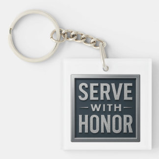 Llavero Servir con la cadena de claves Honor™ LDS