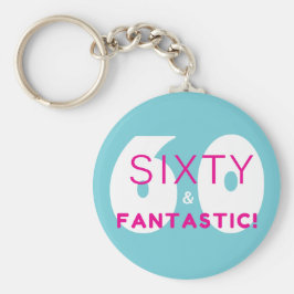 Llavero Sesenta y fantásticos regalos de fiesta de cumplea