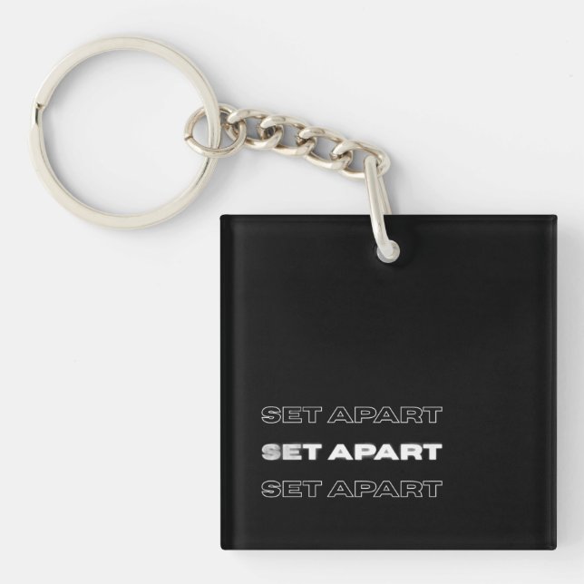 Llavero Set Apart Christian – Faith Keychain (Frente)