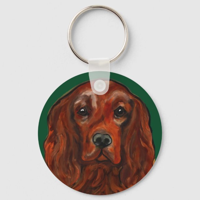 Llavero Setter Rojo Irlandés  (Anverso)