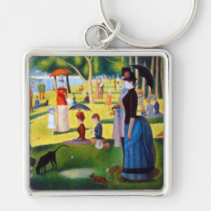 Llavero Seurat: Un domingo en el La grande Jatte
