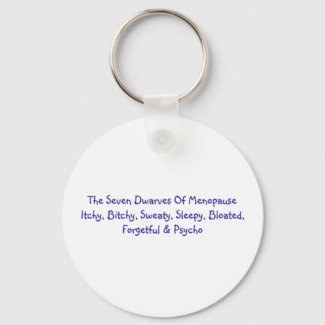 Llavero Seven Dwarves Of Menopause - Keychain (Anverso)