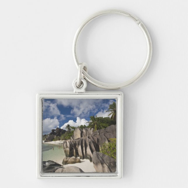 Llavero Seychelles, isla de La Digue, estado de L'Union (Frente)