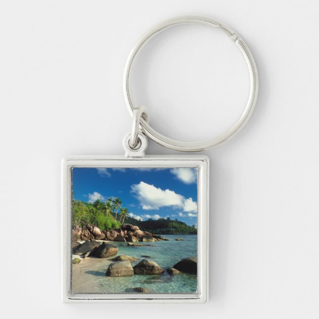 Llavero Seychelles, Isla de Mahe, Playa Anse Royale. 3 (Frente)