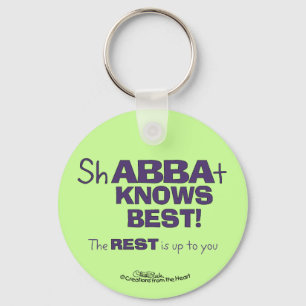 Llavero ShABBAt Abba lo sabe mejor