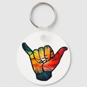 Llavero Shaka Rainbow