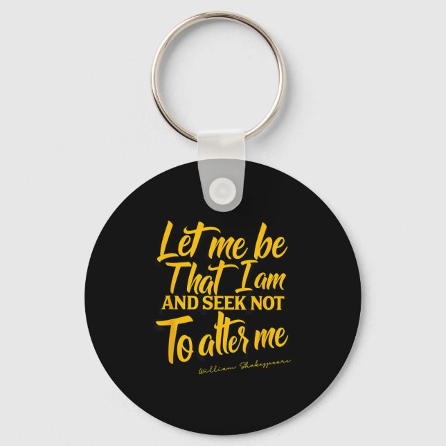 Llavero Shakespeare Quote Much Ado About Nothing Gift Play (Anverso)