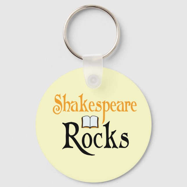 Llavero Shakespeare Rocks Keychain Gift (Anverso)