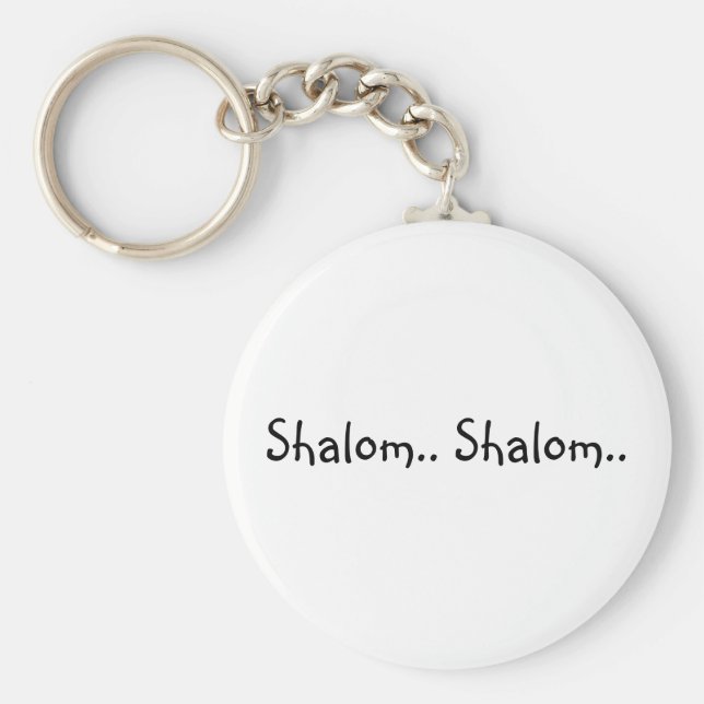 Llavero Shalom. Shalom. -Llavero (Frente)