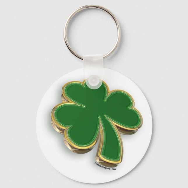 Llavero Shamrock 3D (Anverso)
