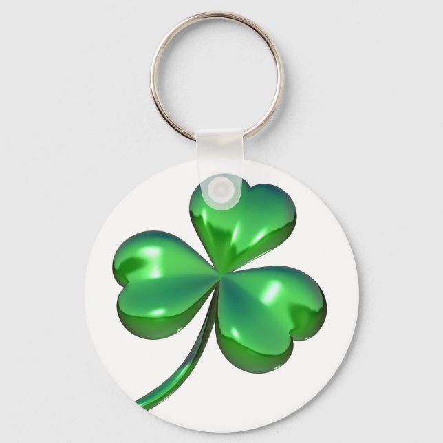 Llavero Shamrock 3D (Anverso)