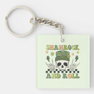 Llavero Shamrock and Roll - Skeleton Clover