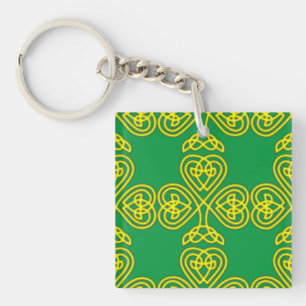 Llavero Shamrock dorado