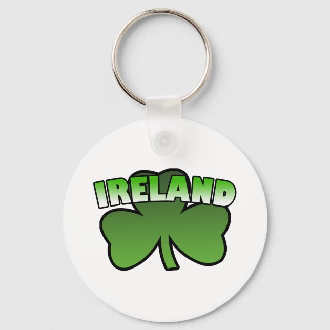Llavero Shamrock Keychain de Irlanda (Anverso)