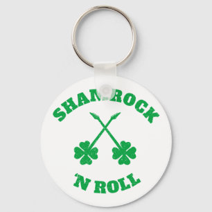 Llavero Shamrock 'n Roll Grunge