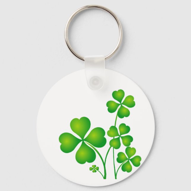 Llavero Shamrock verde (Anverso)