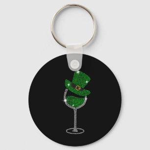 Llavero Shamrock Wine Gles Bebe St Patricks Day Irlandés
