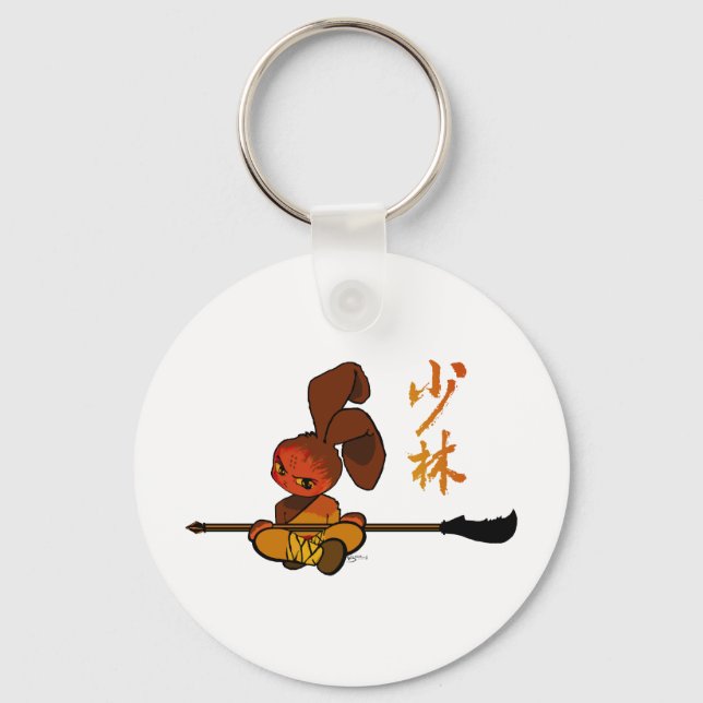 Llavero shaolin bunny kwan dao (Anverso)