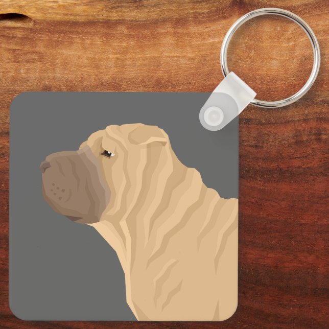 Llavero Shar Pei (Reverso )