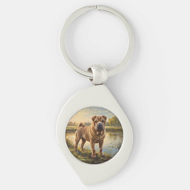 Llavero Shar Pei (Anverso)