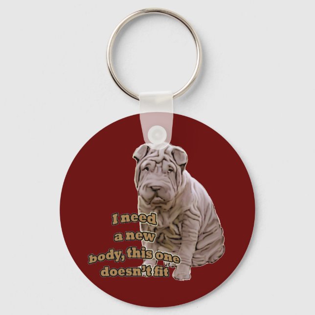 Llavero shar Pei chino (Anverso)