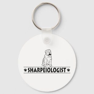 Llavero Shar-Pei chino humorístico