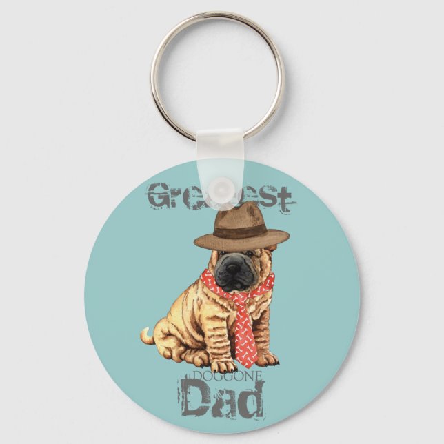 Llavero Shar-Pei Dad (Anverso)