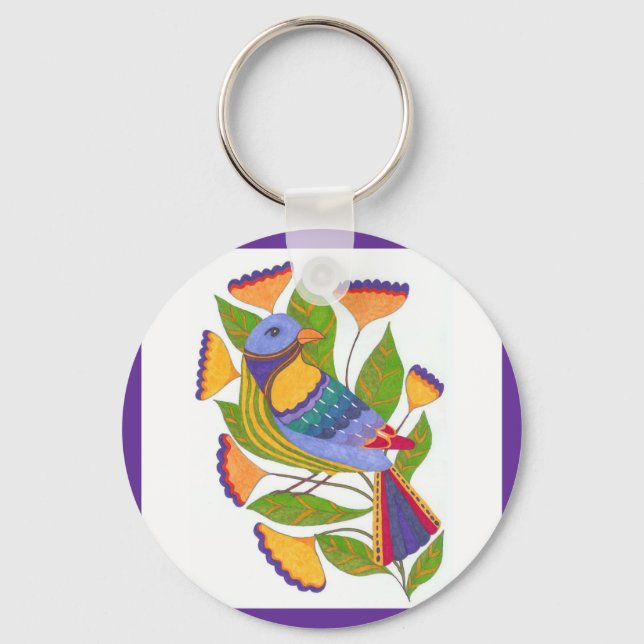 Llavero Sharpie Marker Bird Keychain (Anverso)
