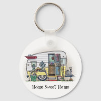 Shasta Camper Trailer RV Key Chains