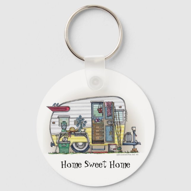 Llavero Shasta Camper Trailer RV Key Chains (Anverso)