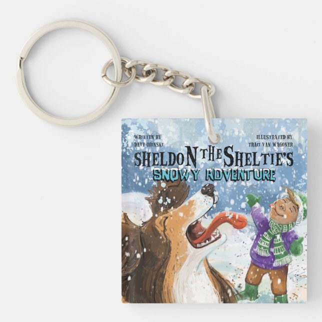 Llavero Sheldon el Sheltie (Frente)