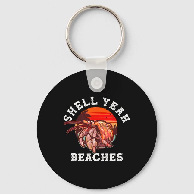 Llavero Shell Yeah Bebe Funny Hermit Crab Shell Collect (Anverso)