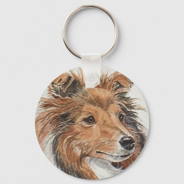 Llavero Sheltie Keychain (Anverso)