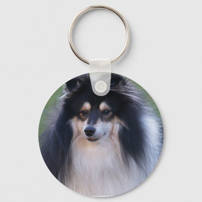 Llavero Sheltie Photo Keychain (Anverso)