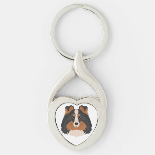 Llavero Sheltie, Shetland Sheepdog mix