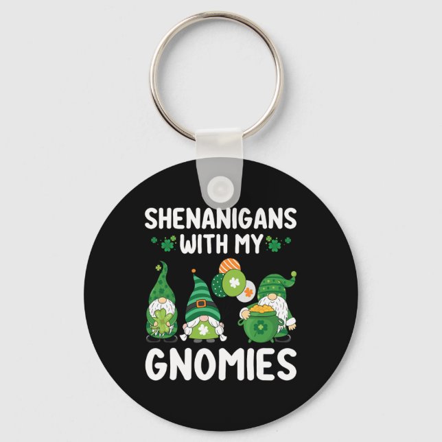 Llavero Shenanigans Con Mis Gnomías Feliz Santo Patrones D (Anverso)