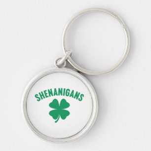 Llavero Shenanigans Shamrock St. Patrick's Day Retro
