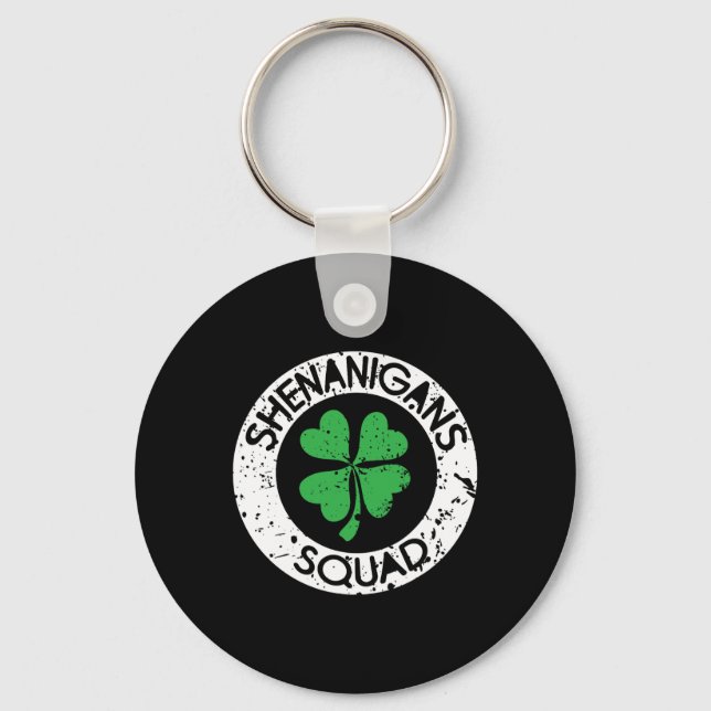 Llavero Shenanigans Squad Funny Saint Patrick's Day Matchi (Anverso)