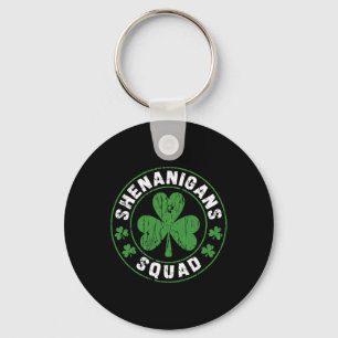Llavero Shenanigans Squad Shamrock Irlandés Funny St Patri