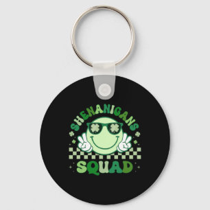 Llavero Shenanigans Squad St Patricks Day Hippie Face Gree