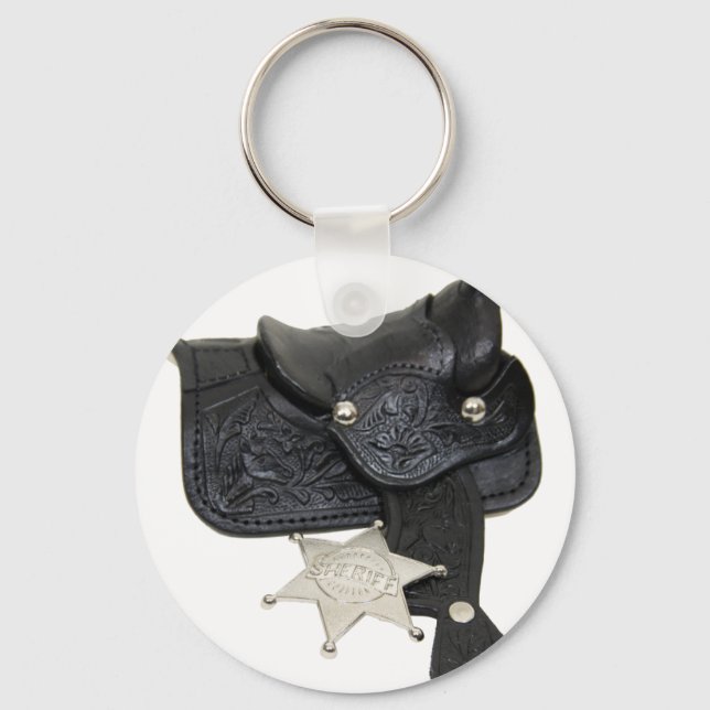 Llavero SheriffBadgeSaddle051009 (Anverso)