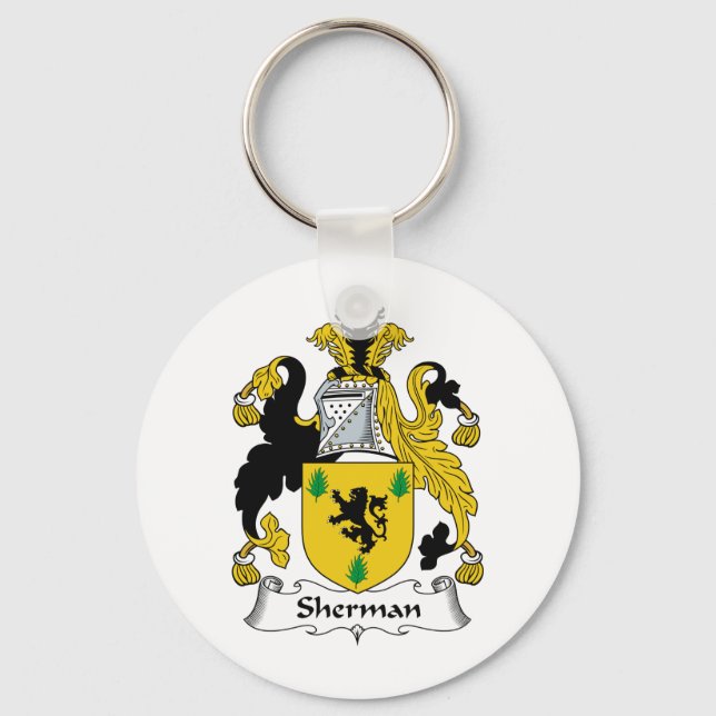 Llavero Sherman Family Crest (Anverso)