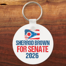 Llavero Sherrod Brown for Senate 2026 Election Ohio Flag